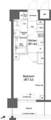 プラウドフラット鶴見Ⅰの間取り画像
