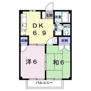 ニューシティ三輪の間取り画像