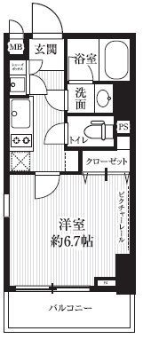 HF北四番丁レジデンスの間取り画像