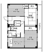 ビレッジハウス荒川2号棟の間取り画像