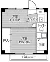 ビレッジハウス下九沢7号棟の間取り画像