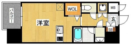 プライムアーバン薬院南の間取り画像