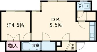 ハイツヒロⅢの間取り画像