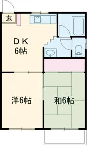 セゾン浅岡の間取り画像