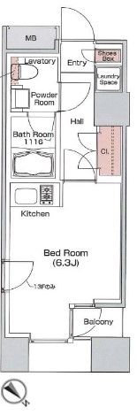 SEASCAPE千葉みなとの間取り画像