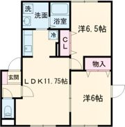 ウイング Aの間取り画像