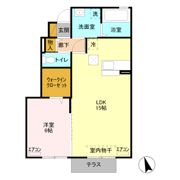 ファミール箱田 Ⅱの間取り画像