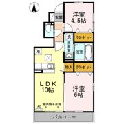 クレールハウスの間取り画像