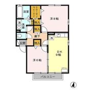 リビングタウン大和南 Bの間取り画像