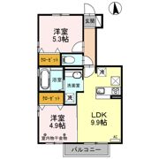リラ・クレール Ⅲの間取り画像