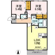 シオンKY Ⅱ号館の間取り画像