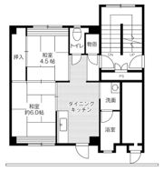 ビレッジハウス雲州平田1号棟の間取り画像