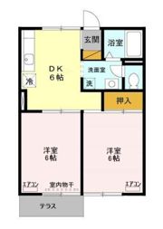 シェリールアタゴ ⅡⅢの間取り画像