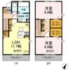 WESTエヴ Ⅱの間取り画像