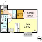メゾン･ドゥジェーム Aの間取り画像