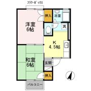 ホワイトコーポアサイⅠの間取り画像