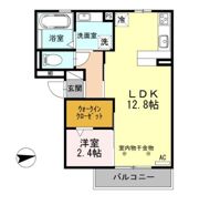 豊田パライソ若宮の間取り画像