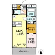 プライム逢妻の間取り画像