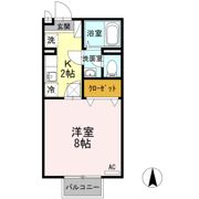 セジュール伊吹の間取り画像