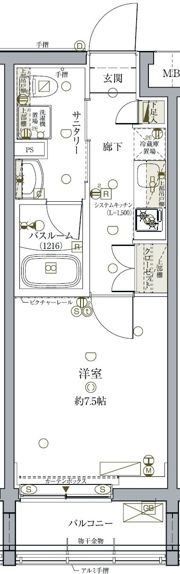 クレヴィスタ池袋ウエストの間取り画像