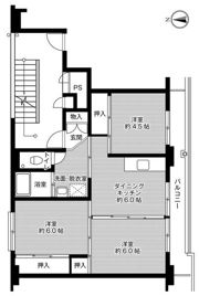 ビレッジハウス苗木2号棟の間取り画像