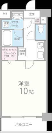 カサベルテ ワンの間取り画像