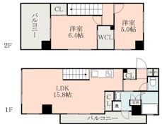 LANDMARK NISHIDA HONDORIの間取り画像
