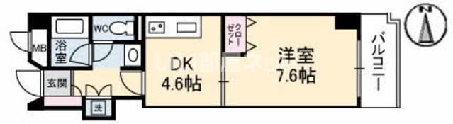 メゾン・ド・ナリヤ A棟の間取り画像