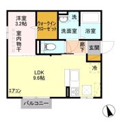 セジュール Aの間取り画像
