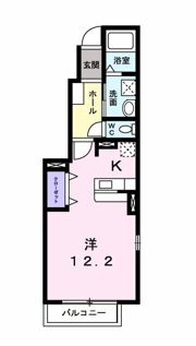 セントラル道本Aの間取り画像