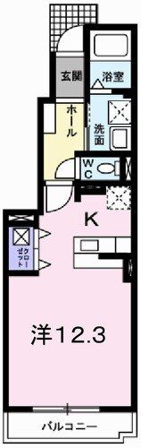 ラフレシールあぼしBの間取り画像