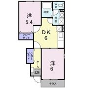 サンベールコガⅡ Cの間取り画像