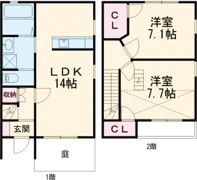 Line ArK C棟の間取り画像