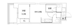 ニューガイアリルーム原通り№68の間取り画像