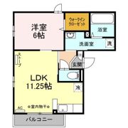 セジュールオッツ弘前中央の間取り画像