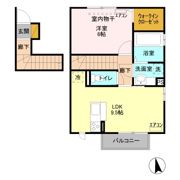 シャルールの間取り画像