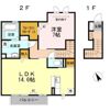 フォレスト大和 A棟の間取り画像