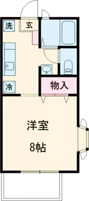 サンヒルズAの間取り画像