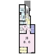 ル・クール Ⅰの間取り画像
