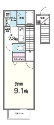 マイルドマメゾンの間取り画像