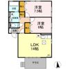 リビングタウン盛南 Bの間取り画像