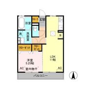コージーネスト Bの間取り画像