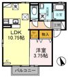 シャンテ中荒井 Aの間取り画像