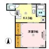 コーポ毛矢の間取り画像