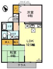 グリーンアベニューAの間取り画像