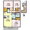 フローラ西向日の間取り画像