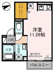 クローリス下桂の間取り画像