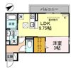 D-room出島の間取り画像