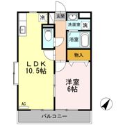 アバンウェル今井町Ⅱ番館の間取り画像