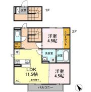 feels house (ﾌｨｰﾙｽﾞﾊｳｽ）の間取り画像